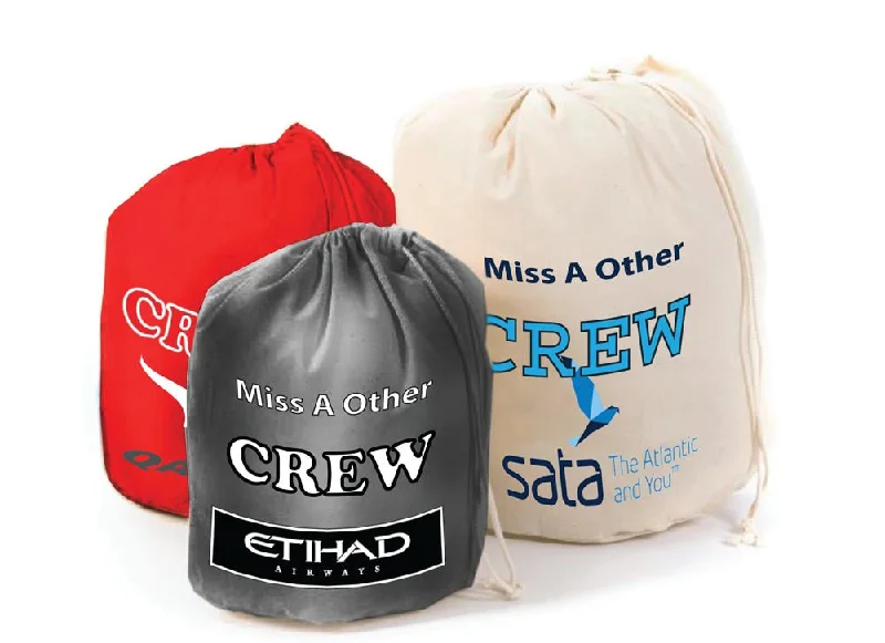 Custom Airline Crew Shoe Bag