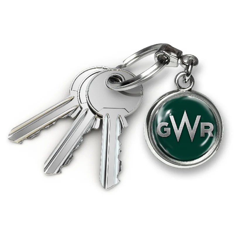 GWR Trains Logo Green Keyrings