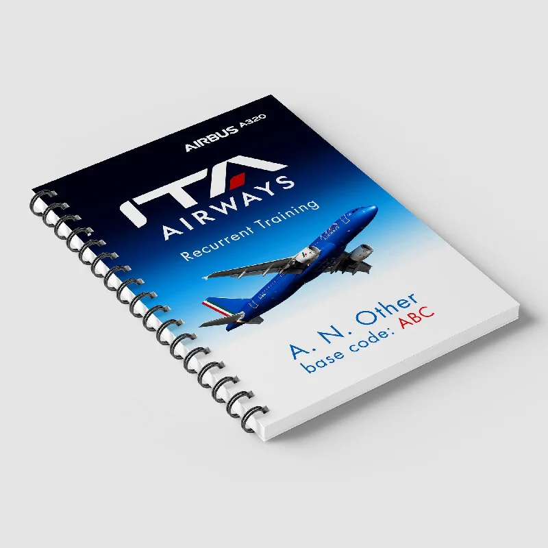 ITA Airways A320 Customised NoteBook