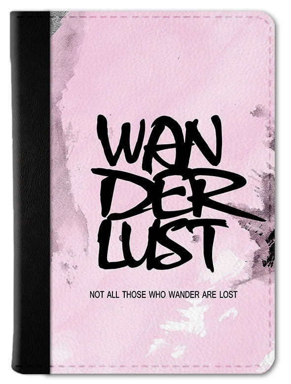 Pink Wanderlust Passport Wallet