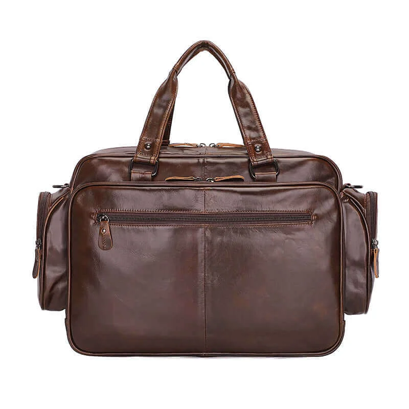 Men's Leather Laptop Bag - Stylish & Functional