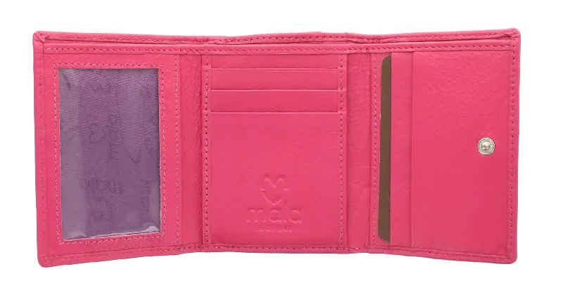 Mala Leather ORIGIN Collection Compact Leather Purse With RFID Protection 3273_5