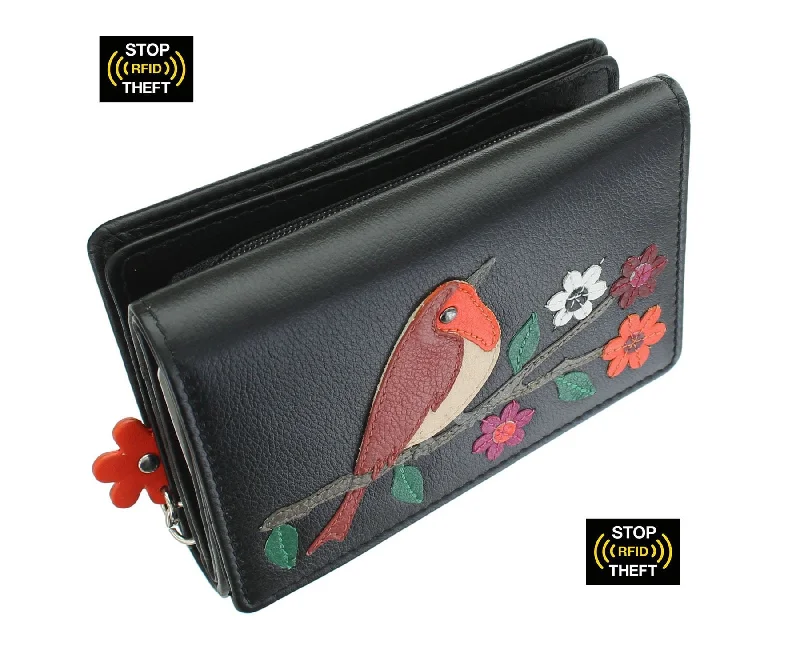 Mala Leather ROBIN Collection Compact Ladies Purse With RFID Protection 3408_97