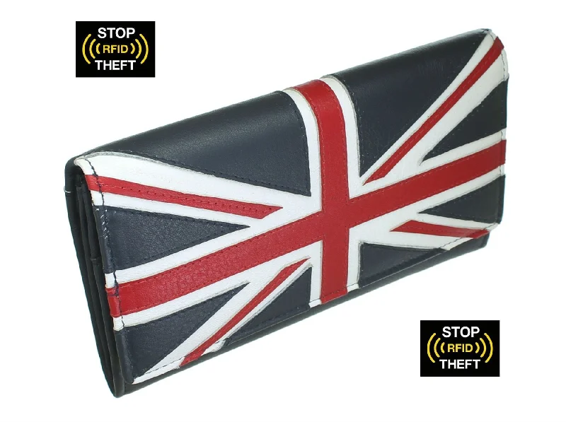 Mala Leather Union Jack Collection Leather Purse RFID Blocking 3480_29