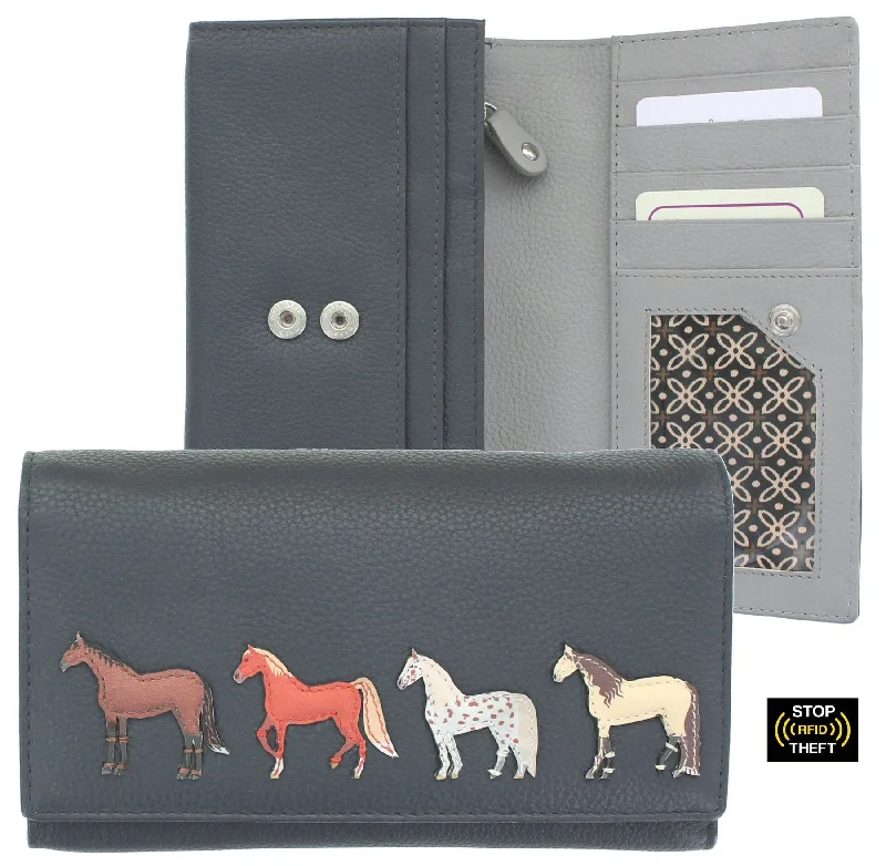 Mala Leather Best Friends Collection Leather Purse RFID 3510_65