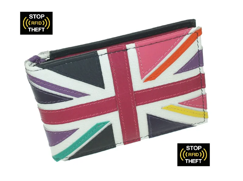 Mala Leather Union Jack Collection Leather Credit Card Holder RFID 5138_29