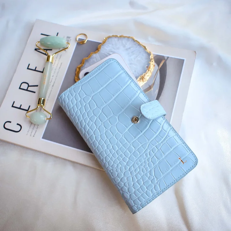 Rome Wallet in Ice Blue