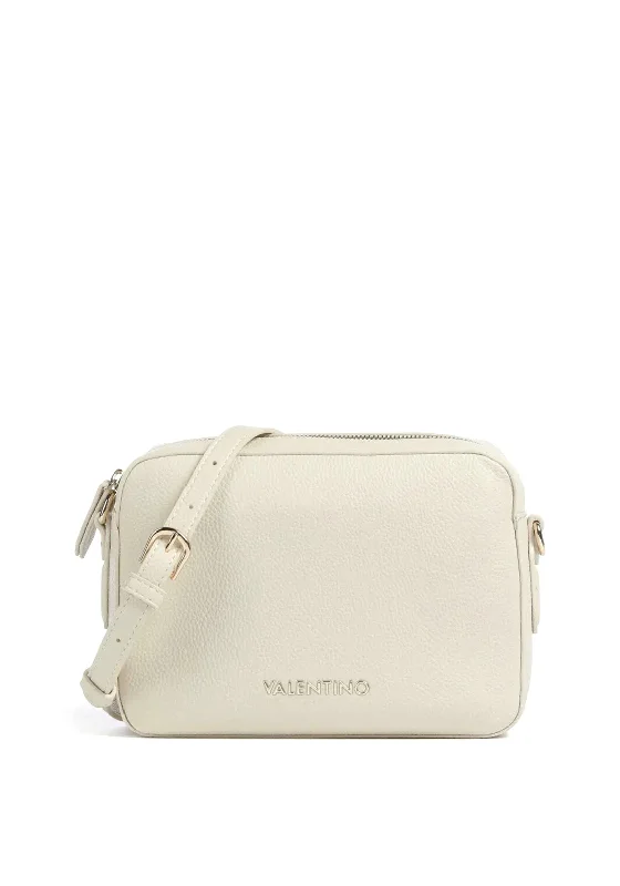 Valentino Brixton Crossbody Camera Bag, Ecru