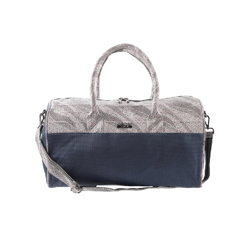 Carlton White Duffle Bag