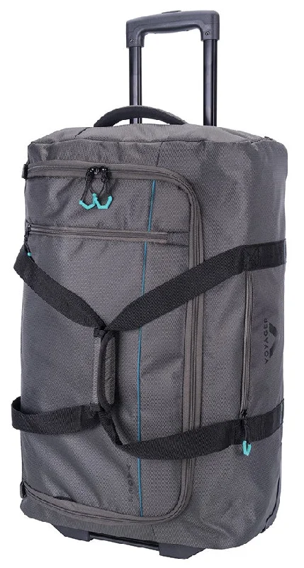 Voyager Trek Medium 2-Wheel Trolley Duffel | Granite