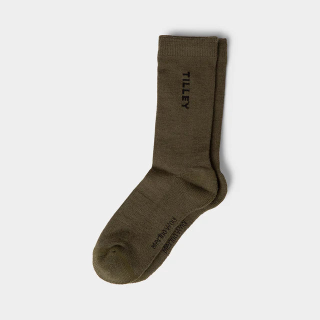 Tilley Merino Wool Blend Unisex Outdoor Sock