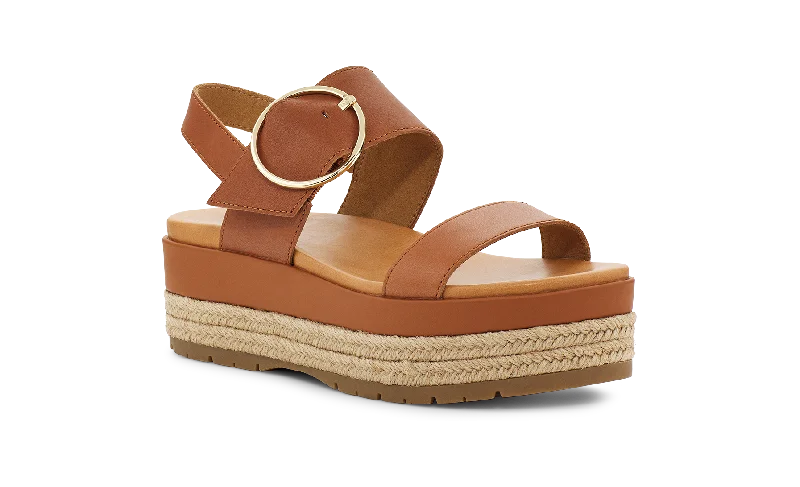 UGG April Leather Wedges