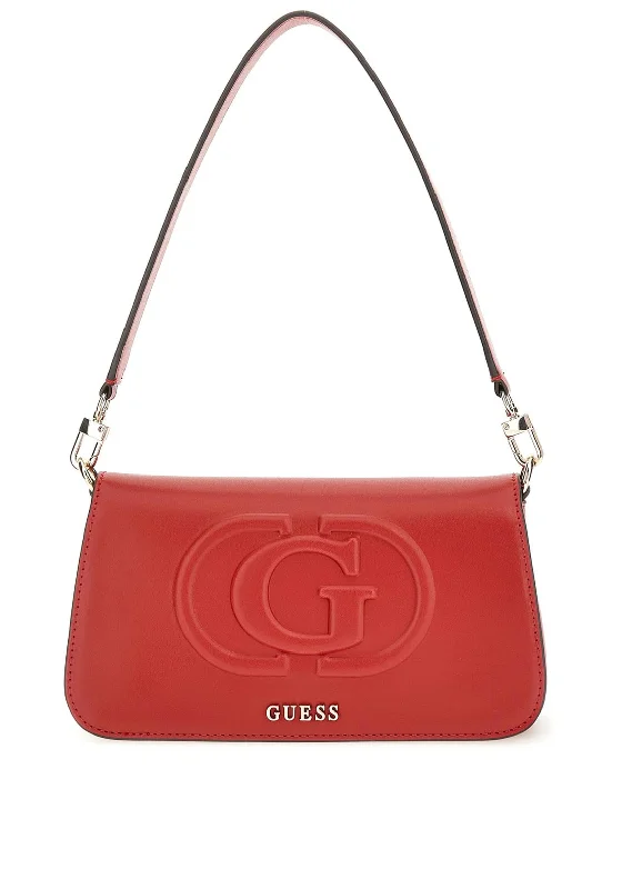 Guess Eco Mietta Shoulder Bag, Red