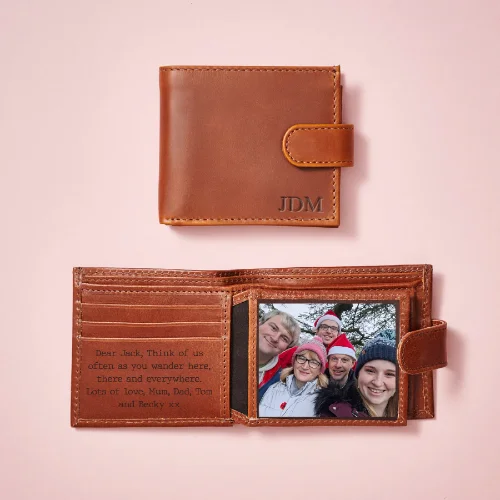 Groom Leather Tri Fold Wallet