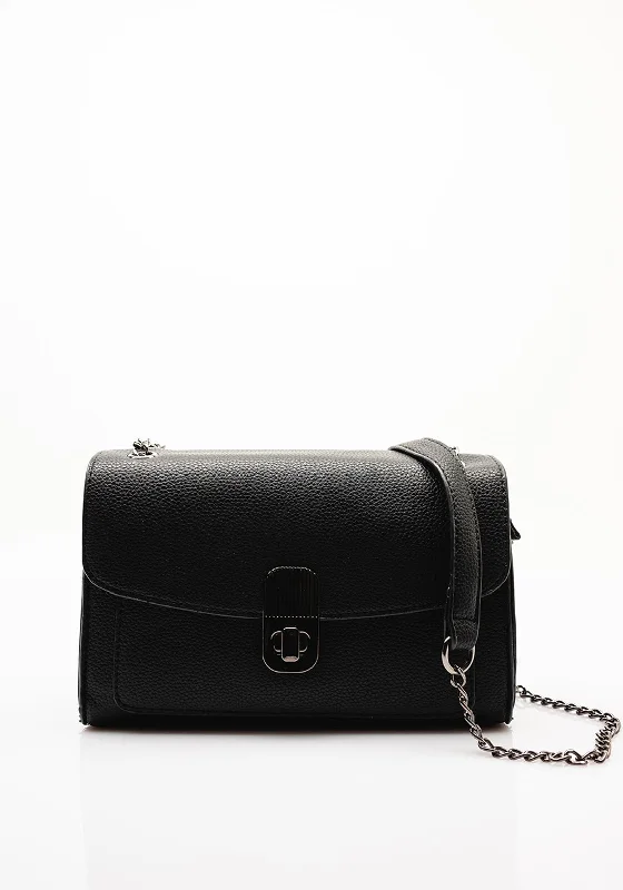 Zen Collection Chain Strap Crossbody Bag, Black