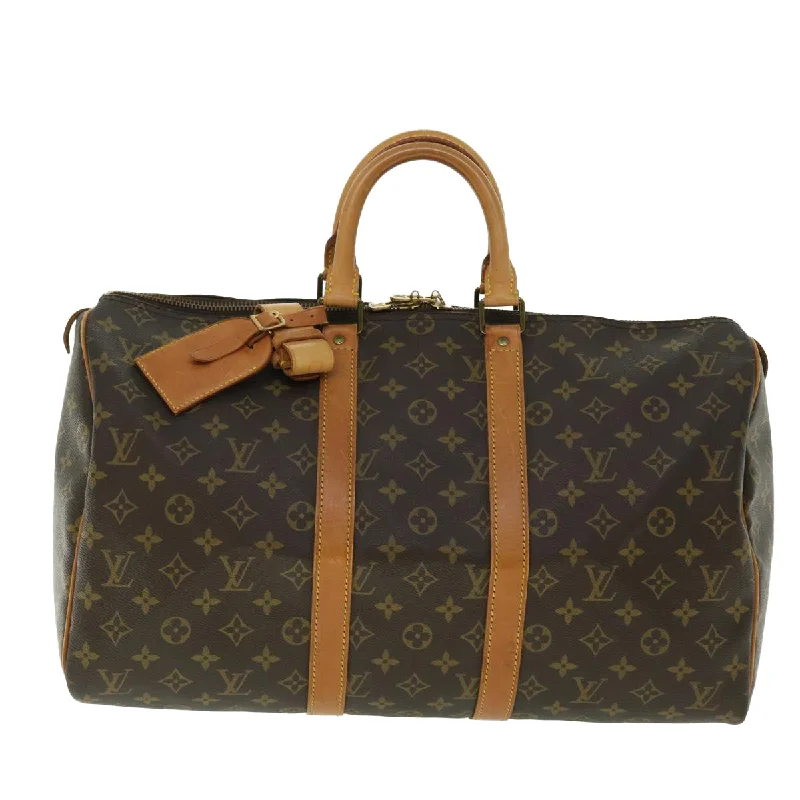 Louis Vuitton Keepall 45  Canvas Travel Bag (Pre-Owned)