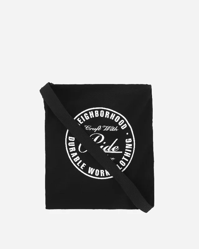 Logo Shoulder Bag Black