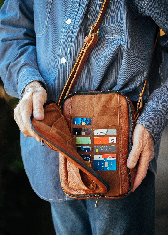 The Darren Man Bag - Cowhide - Rust