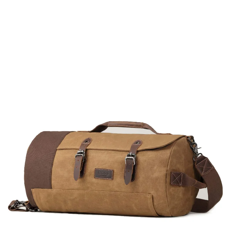 TRP0444 Troop London Heritage Canvas Duffel Backpack