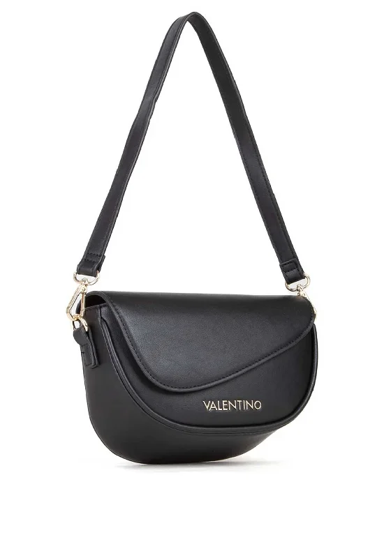 Valentino Piper Asymmetric Crossbody Bag, Black